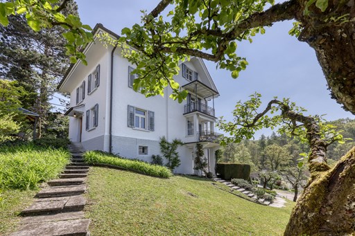 Schmuckes Einfamilienhaus mit herrlicher Seesicht auf imposantem Grundstück